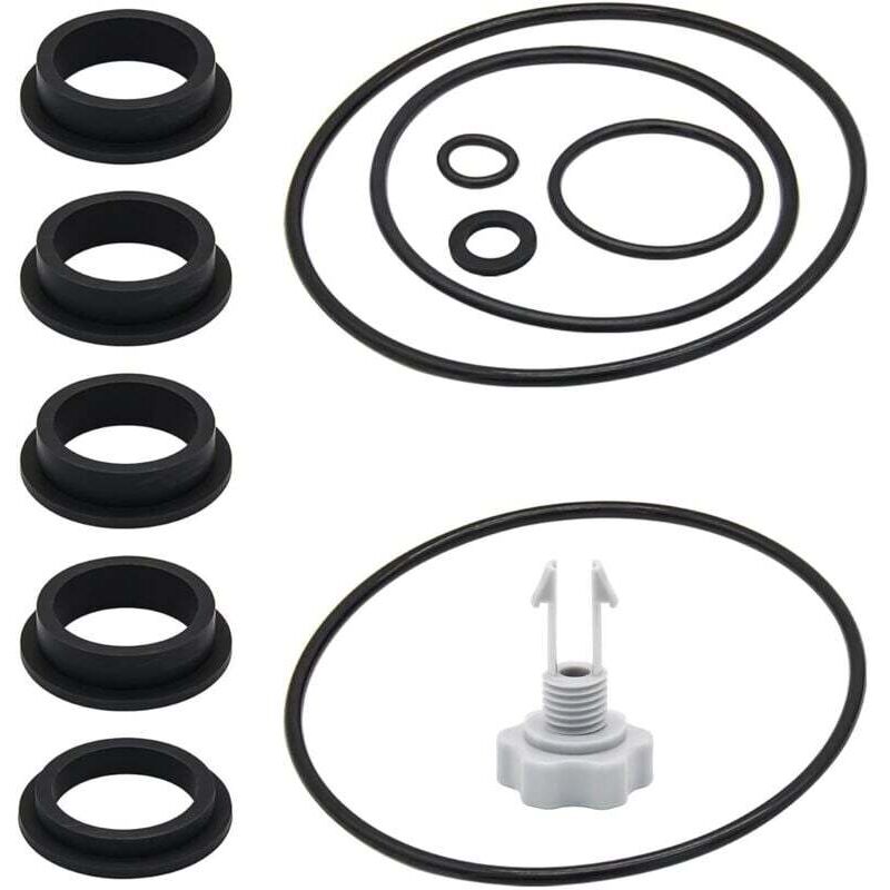 25013 O-Ring-Kit mit Entlüftungsventil, Ersatzteil für Sandfilterpumpe für Intex - Ulisem