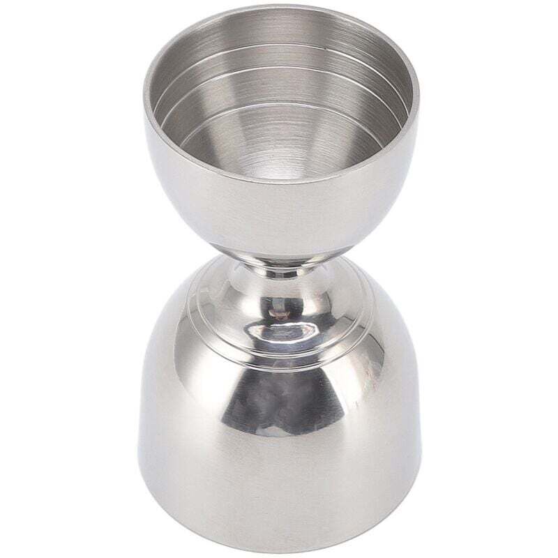 Ulisem 30/60 ml Cocktail-Messbecher, Barkeeper-Messbecher, langlebiger hochpräziser Cocktail-Messbecher aus Edelstahl mit breiter Öffnung für