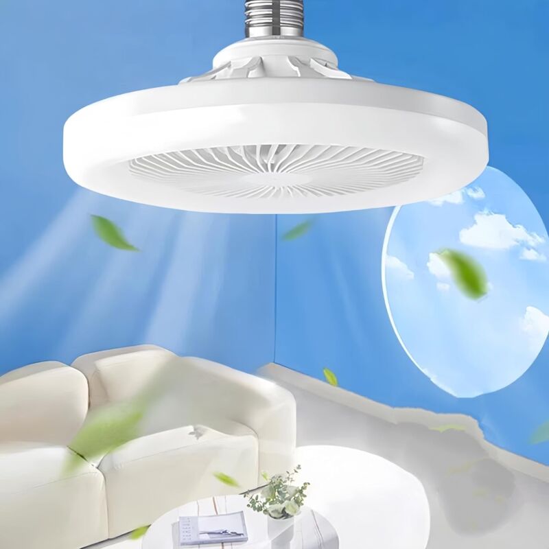 Beleuchteter Deckenventilator, 10 Zoll E27 Leiser Geschlossener Deckenventilator, 3 - Ulisem