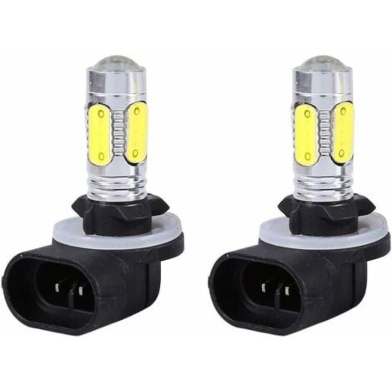 Ulisem Générique LED-Nebelscheinwerferbirnen – 2 – Lampe super économe d'énergie 12 V pour Traktor Truck Boot Rasenmäher Auto Golf Quad