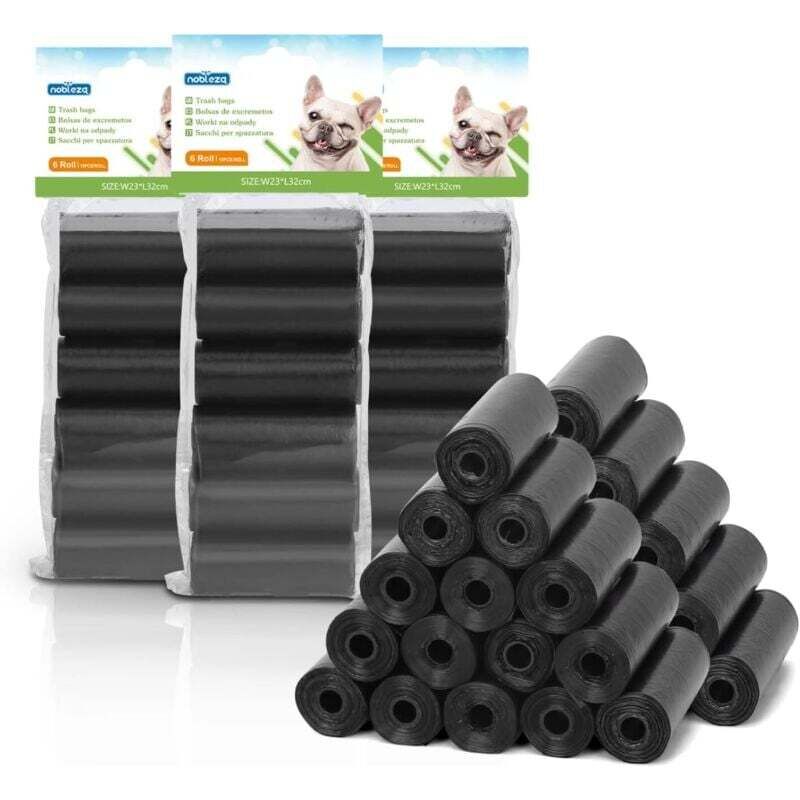 Ulisem Hundekotbeutel, 72 Rollen/1080 Stück, biologisch abbaubar, extra dick, auslaufsicher