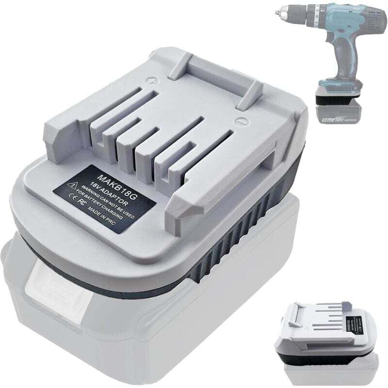 Ulisem - MAKB18G Adapter für Makita 18V Li-Ion Akkus auf Makita g Serie Elektrowerkzeug – Akkuadapter für Makita 18V Li-Ion Akkus – Konverter auf