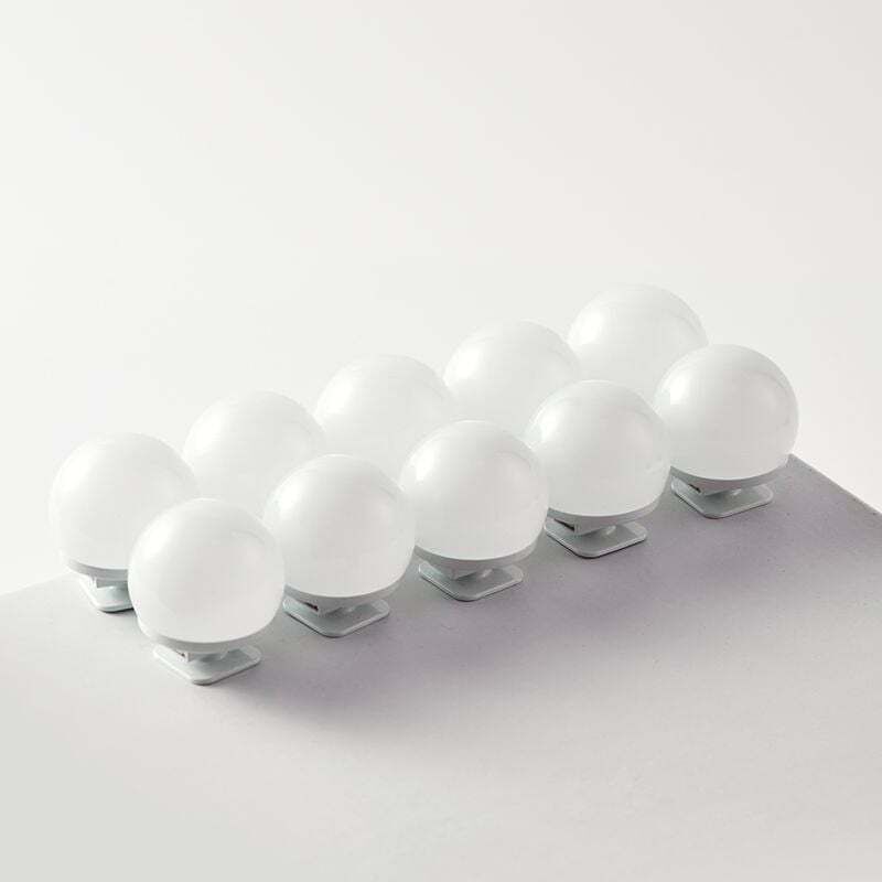 Ulisem Spiegellicht, LED-Spiegel-Schminktischlicht, Spiegel-Schminktisch-Make-up-Rampe, abnehmbare Lampe für Spiegel, 3 Farben, Beleuchtung für