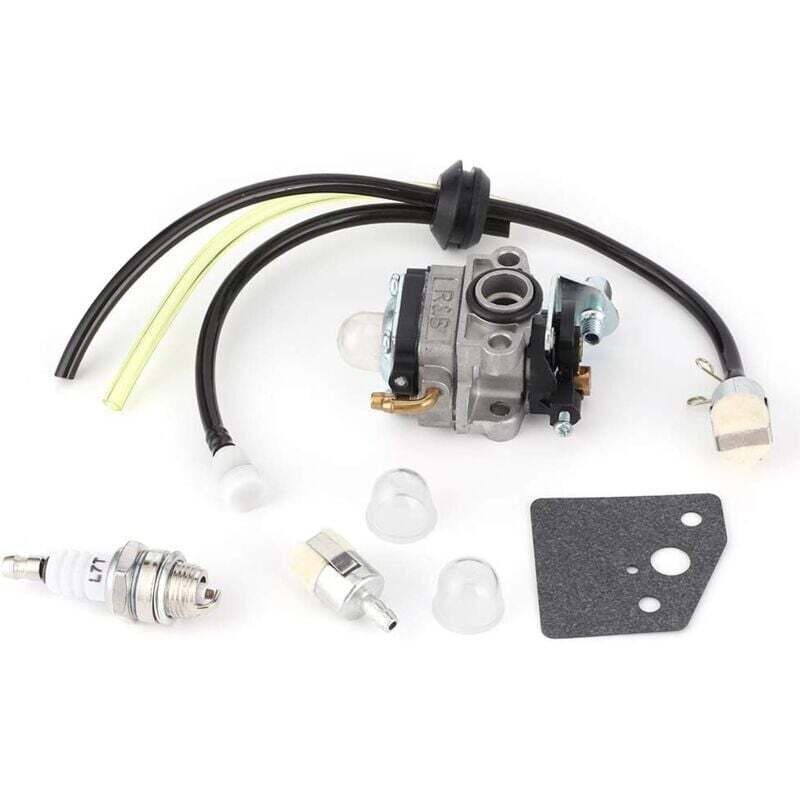 Ulisem Vergaser für Motorhacke, Vergaser-Kraftstoffleitungssatz, passend für GX31 GX22 FG100 Little Wonder Mantis Motorhacke 16100-ZM5-80