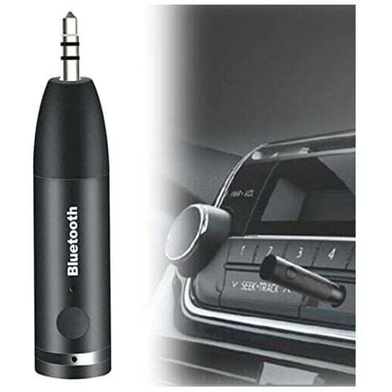 UlisemAux-Adapter Bluetooth V5.0, 3,5-mm-Klinkenempfänger, Freisprecheinrichtung, Musik-Audio-Streaming, Heimstereoanlagen, Lautsprecher, Kopfhörer