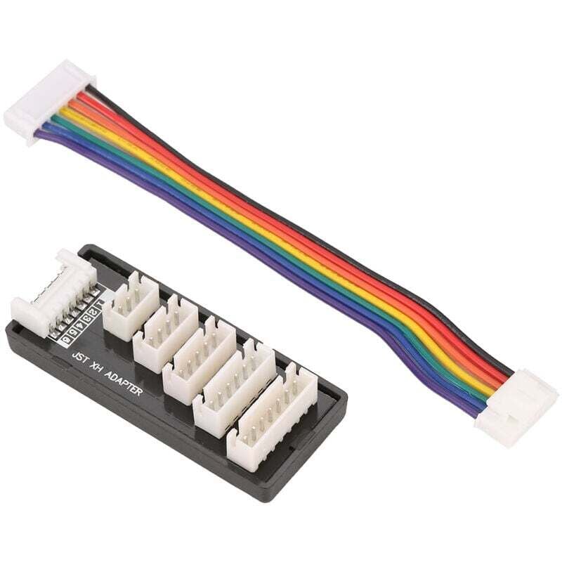Ulisem Balance-Ladeadapter mit Kabel, Lipo-Akku-Balance-Board, JST XH Balance-Lade-Erweiterungsboard für 2S-6S LiPo-Akku