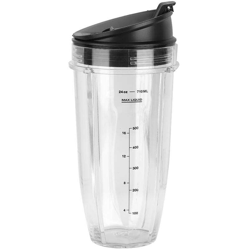 Ulisem Becherdeckel-Mixer-Set für 900 W 1000 W Mixer mit großem Fassungsvermögen, komfortabler Versiegelung und Austausch für Nutri-Schüssel mit