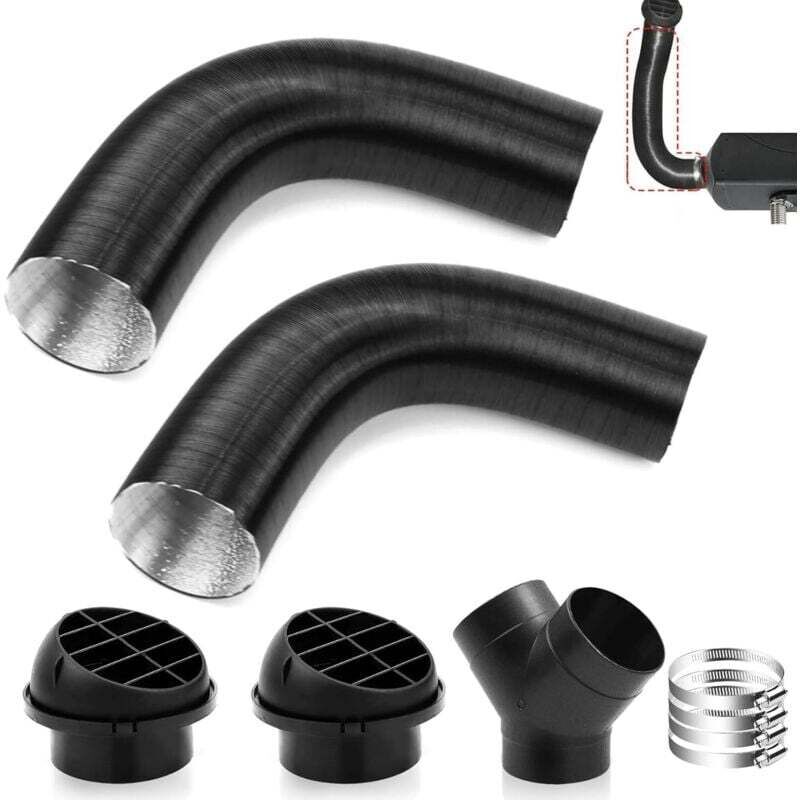 Dieselheizung Standheizung 60mm Lenkkopf Luftauslass Dreiwege-T-Kopf Rundkopf 60 Rohre - Ulisem