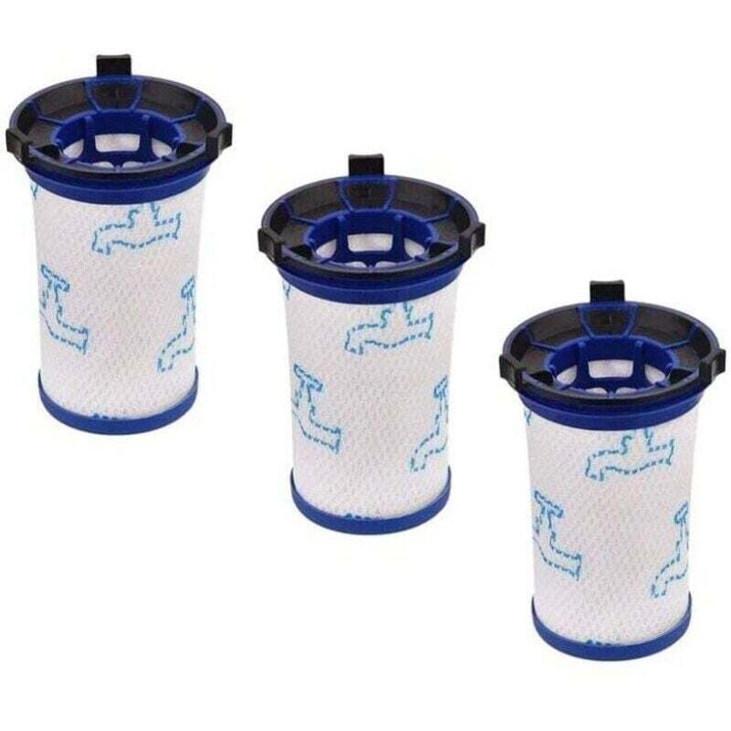 UlisemFlkwoH 3 Stück Ersatzfilter für Rowenta Air Force 360 RH9051WO RH9057WO RH9059WO RH9081WO RH9086WO & Tefal Air Force 360 Staubsauger,