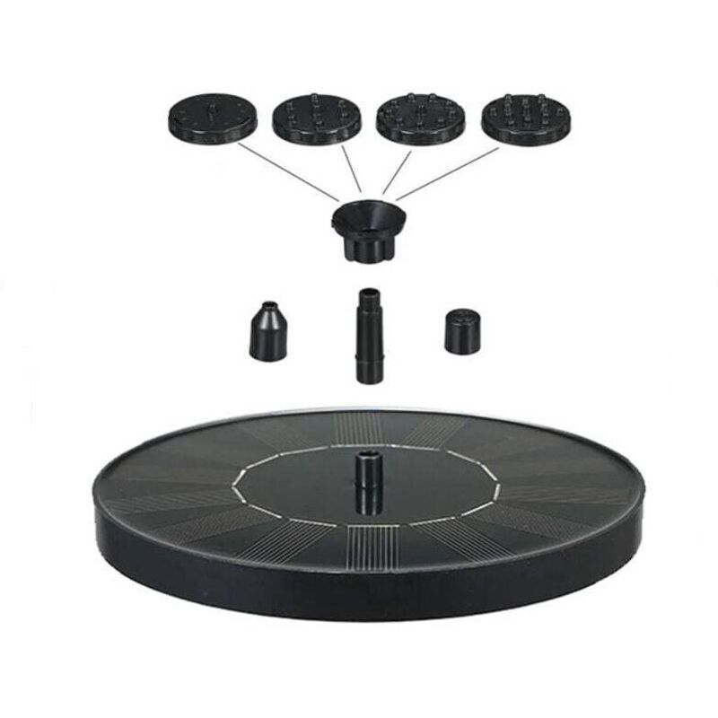 Outdoor Solarbrunnen für den Garten, 1,4 w Solar-Vogelbad, ideal für Zierteich, Außenteich, Garten - Ulisem