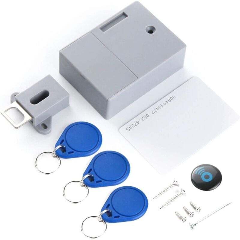 Ulisem Schrankschloss Schrank RFID Schloss Kit Sensor Keyless Digital Verstecktes Schrank Smart Lock DIY Unsichtbares Schloss