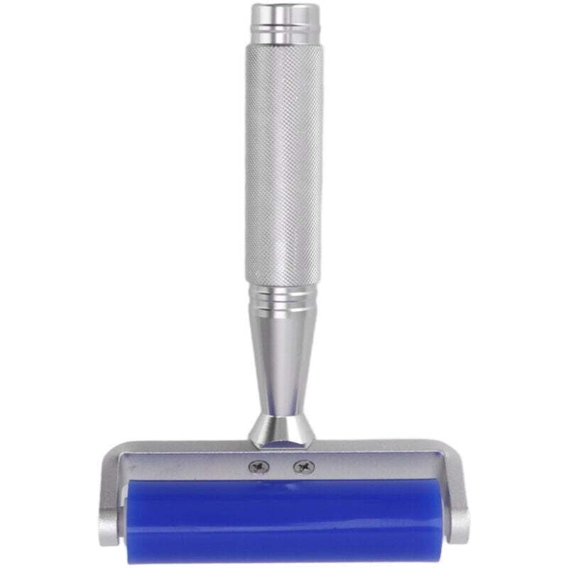 Ulisem Staubroller aus weichem Silikon mit Griff aus Aluminiumlegierung, antistatischer Roller für Filme, Fasern, Puder, sauberes Haar, Arbeiter,