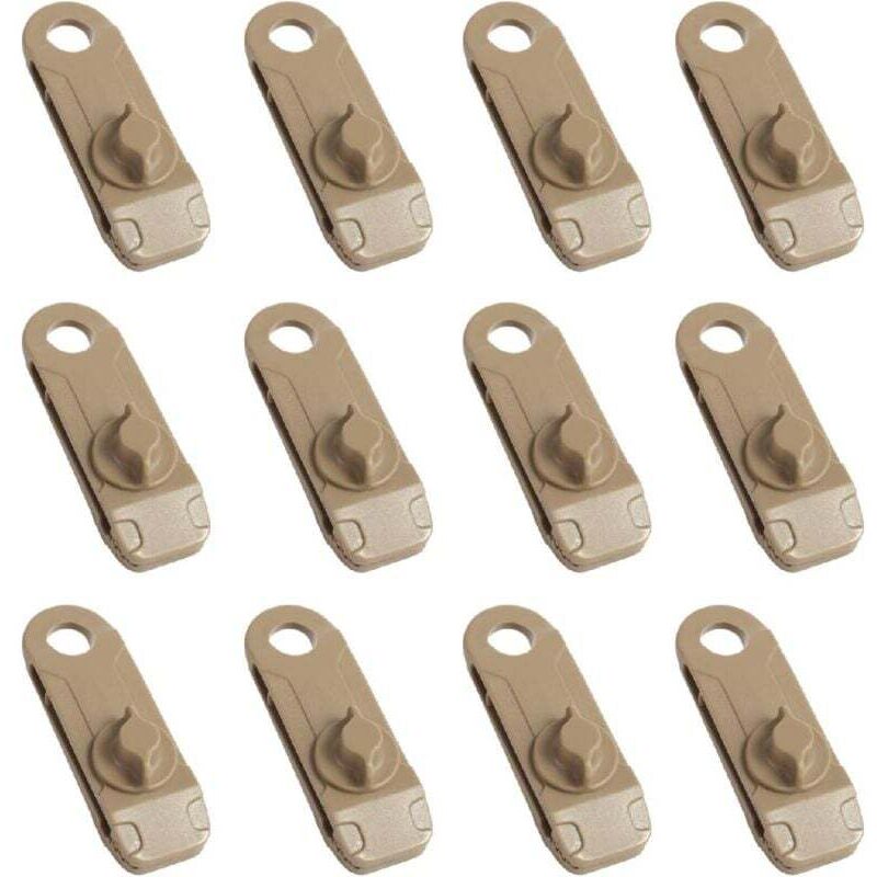 UlisemTarp-Clips, Kunststoff-Campingzelt-Clips, kleine Ösenklemme für Markisen, Schattenstoff, Garten, Outdoor-Aktivitäten