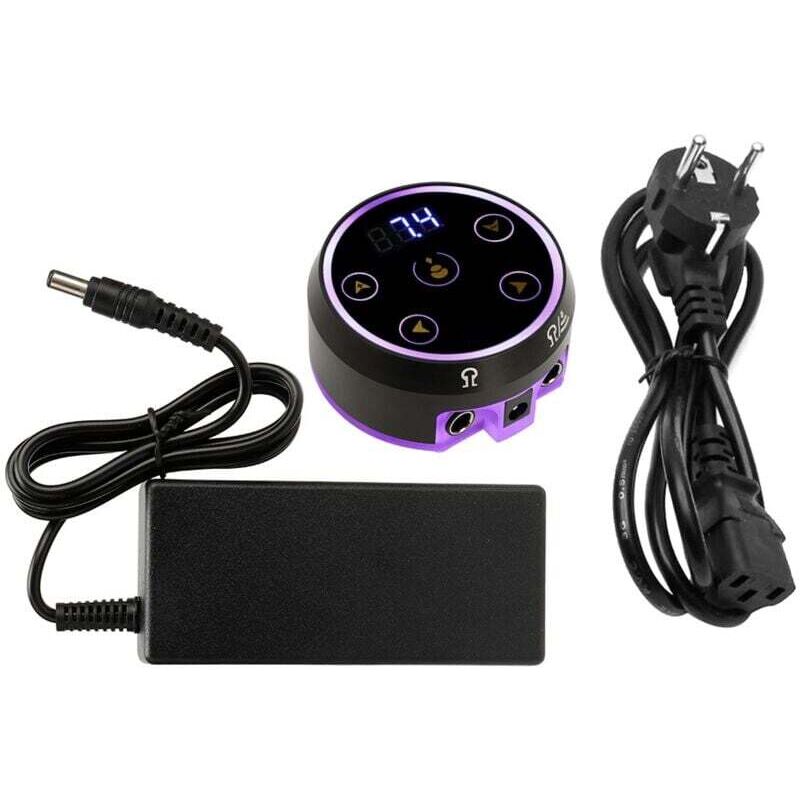 UlisemTattoo Netzteil, Tattoo Netzteil, Tattoo Netzteil, Professioneller Tattoo Netzteil Regler LED Anzeige Tattoo Power Transformator Beauty Tools