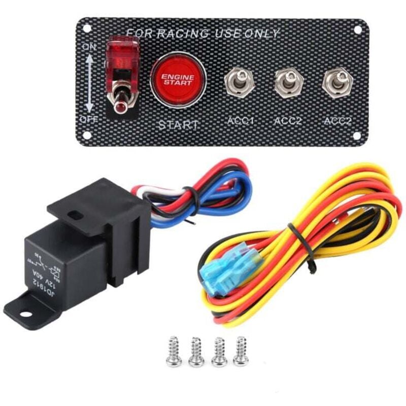 UlisemZündschalter-Panel-Teile Schaltkreis-Steuerkasten Universal-Schaltkasten Kabelbaum Touch Panel-Schalterknopf für LKW-Boot