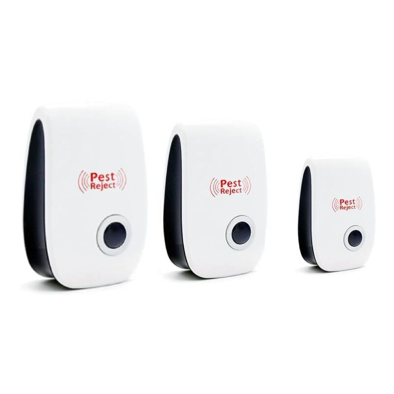 Coocheer - Ultraschall-Mäuseabwehr, 3er-Pack, Mückenabwehr, elektronisches Abwehrmittel für den Innenbereich gegen Ratten, Ameisen, Spinnen und Mücken