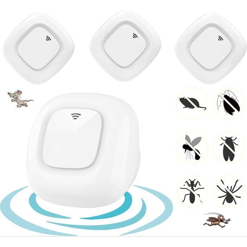 Sjqka - Ultraschall-Mückenschutz, elektronischer Mückenschutz für den Innenbereich, kann Mücken, Ratten, Spinnen, Kakerlaken, Fliegen und andere