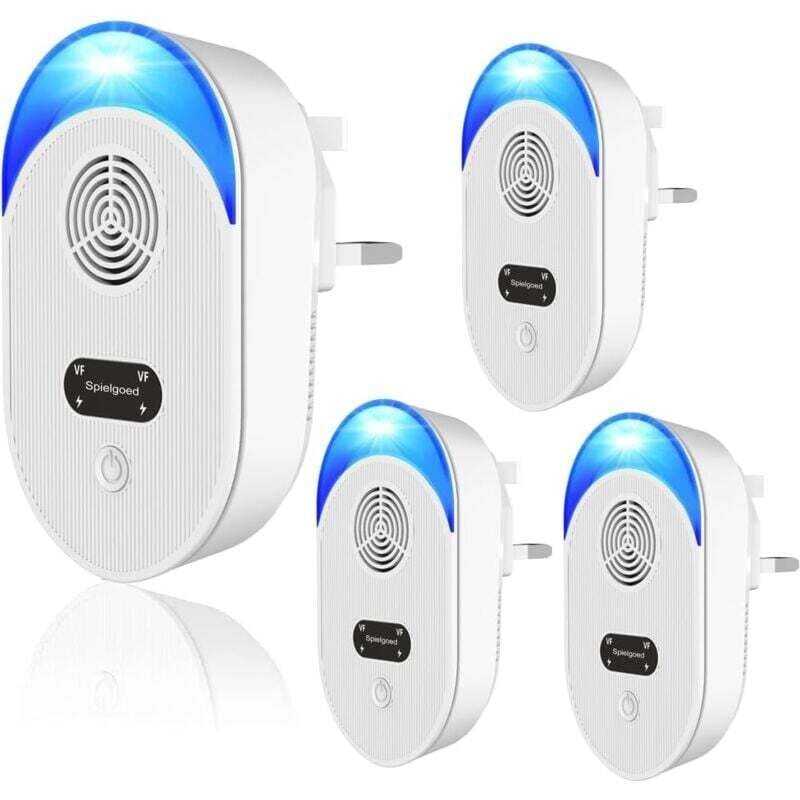XVX - Ultraschall-Schädlingsbekämpfer, Leistungsstarker Mäuseabwehrstoff, Plug-in-Schädlingsbekämpfer, Ideal für Mäuse, Ratten, Mücken, Kakerlaken,