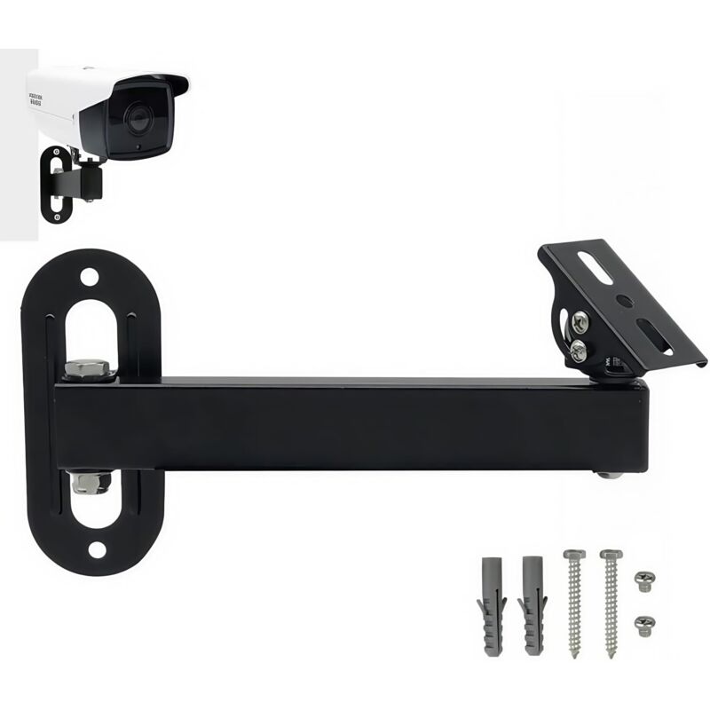 Um 180 Grad schwenkbare Projektor-Wandhalterung mit 8 Zoll langem Arm für CCTV-Kamera, Eckprojektor-Wandhalterung, Metallhalterung.