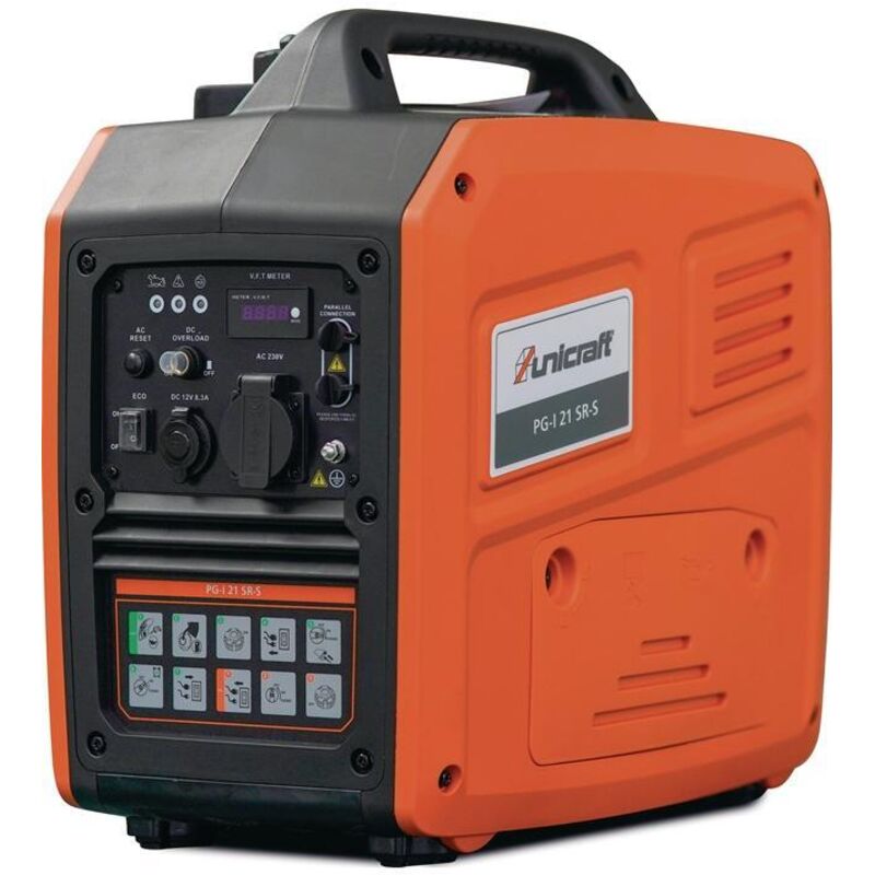Inverter-Stromerzeuger pg-i 21 sr-s 1,8 kW Benzin Unicraft