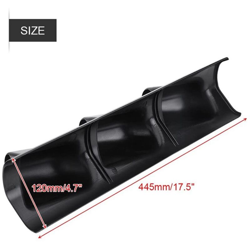 Universal 52 Mm 2 Zoll Meter Gauge SäUlenhalterung Pod Halter Halterung Abdeckung für Auto Auto Boot Motorrad (DreifachlöCher)