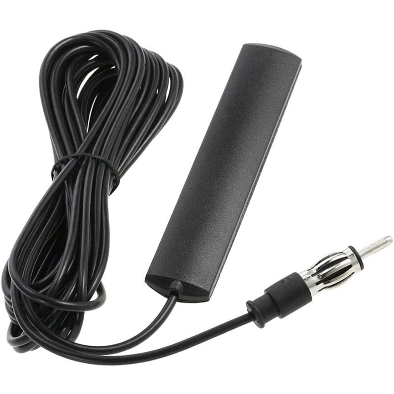 Universal-Autoradio-Antenne, am FM-Radio-Antenne ANT-309 Auto-Kleber, versteckte Montage-Patch-Antenne, Windschutzscheiben-Radio-Antenne, 85–112 MHz,