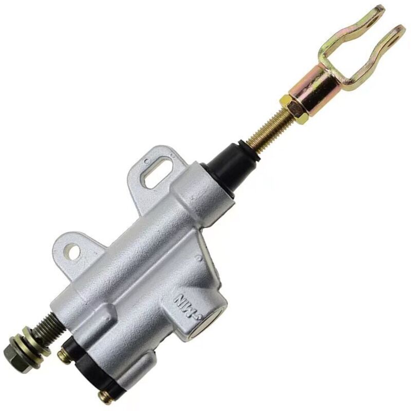 Universal Motorrad Hinten Brems Pumpe Verwendet Ersatz Für Motorrad atv Off-Road Fahrzeug Hydraulische Brems Pumpe Silber