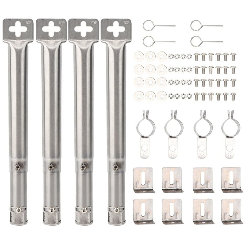 Universal-Regulierungsbrenner für FirePlus, Fire Mountain, Charbroil, CosmoGrill, Landmann Triton 2, Proficook, Tepro, Brenner-Ersatzteil aus