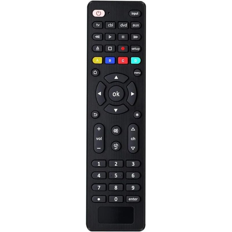 Universalfernbedienung für alle Fernseher, Blu-Ray-/DVD-Player, Streaming-Player, Soundbar, Audio/Video, Kabel, 4-in-1-Universalfernbedienung,