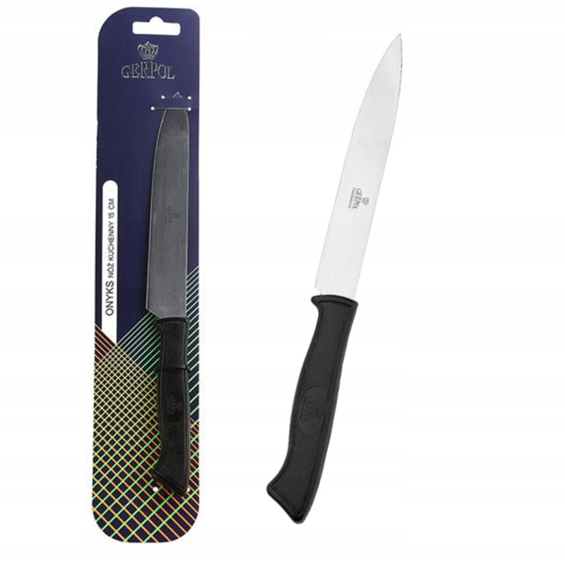 Universalmesser für Fleisch, Aufschnitt, Gemüse, Edelstahl, 15 cm, GERPOL