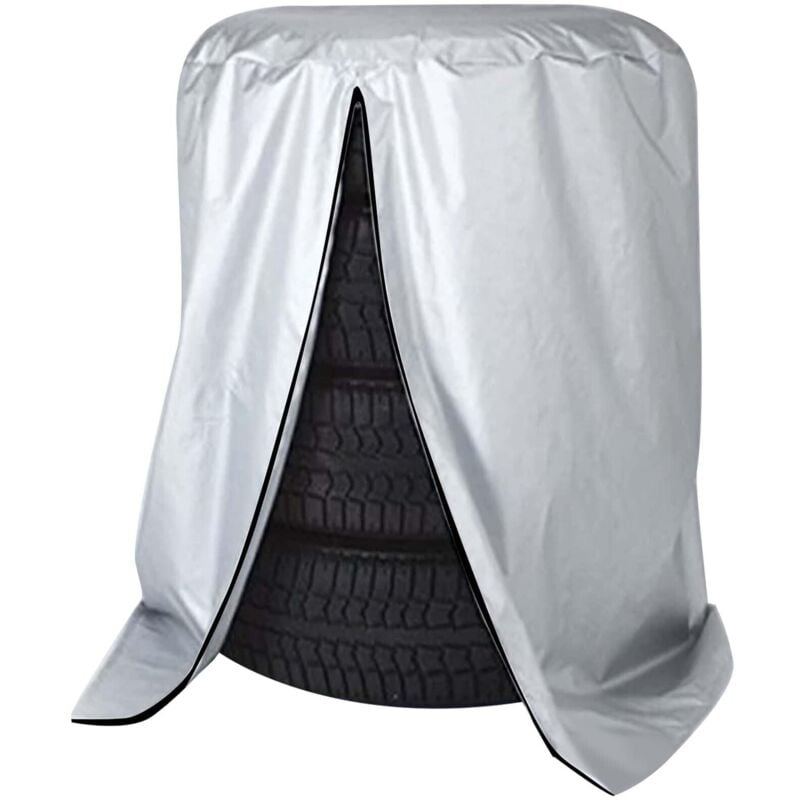 Universelle Abdeckung für 4 Reifen, Reifenabdeckungen - wasserdichte Reifenaufbewahrungstaschen - Saisonabdeckung - Bietet Platz für 4 Reifen,