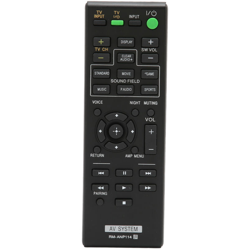 Universelle Fernbedienung für Sony Soundbar, kompatibel mit HT-CT370/380/770/780