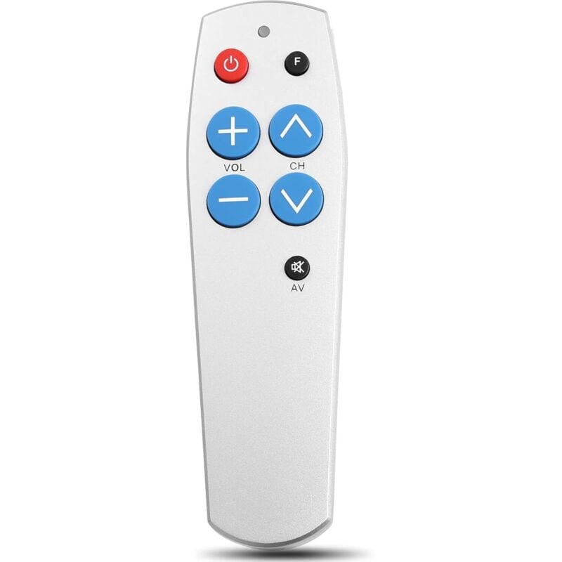 Universelle IR-Fernbedienung für Fernseher, kompatibel mit den meisten TV-Marken, ideal für Senioren und Menschen mit Demenz