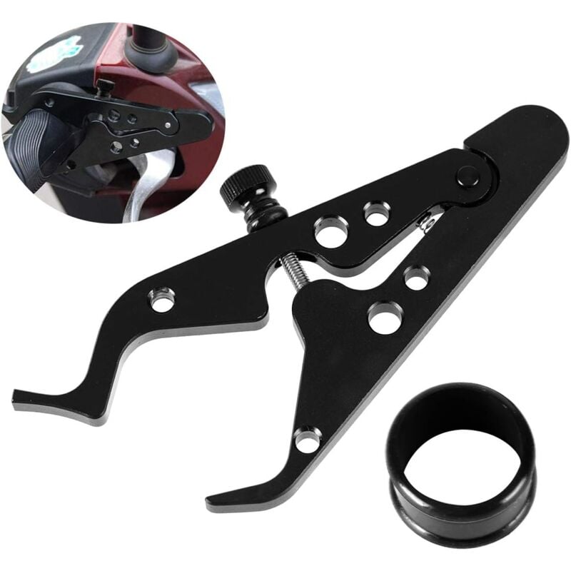 Universelle Motorrad-Gashilfe, Motorrad-Verriegelungsassistent, Tempomat-Klemmgriff mit Silikonring