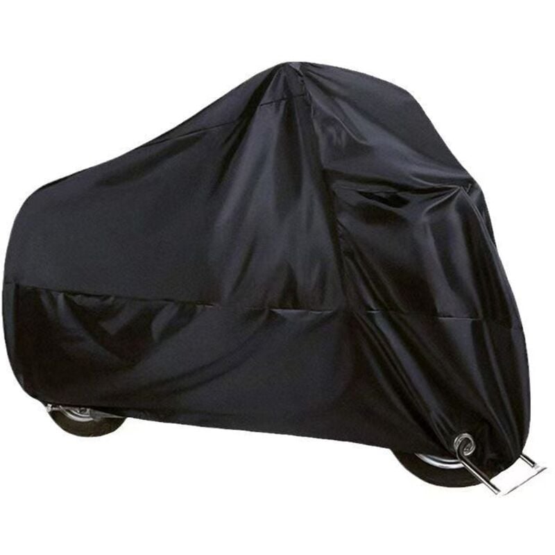 Universelle Motorradabdeckung mit UV-Schutz, wasserdichte Polyesterplane für Motocross (265x105x125cm)