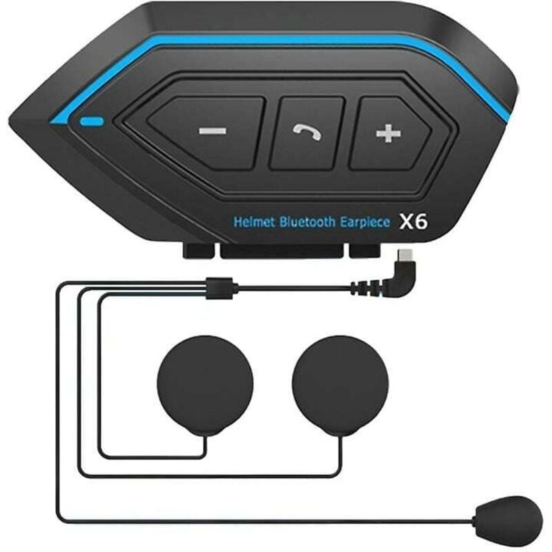 Universelle Motorradhelm-Kopfhörer mit Mikrofon, wasserdichte Kopfhörer