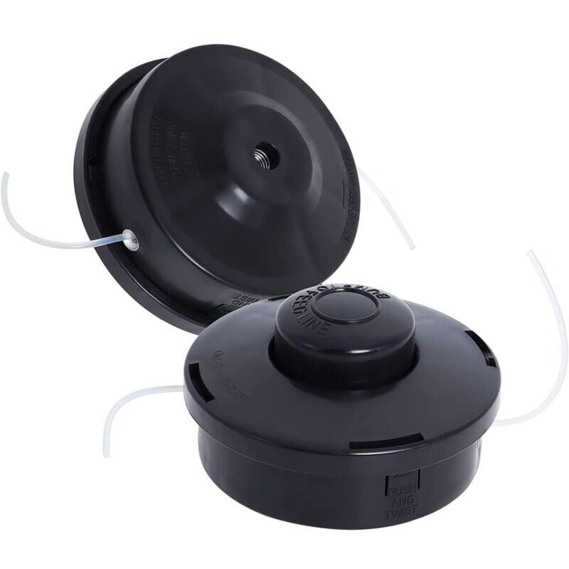 Universeller Benzin-Freischneider-Spulenkopf, kompatibel mit elektrischem Garten-Benzin-Freischneider-Trimmer (2 Stück)