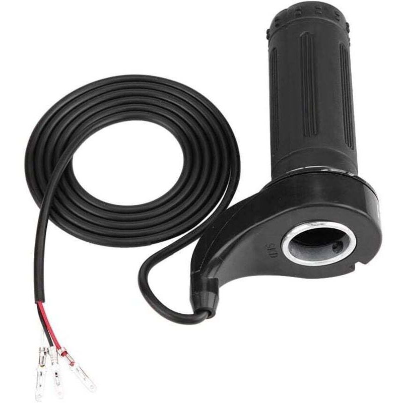 Universeller Drehgasgriff für Motorräder und Elektroroller mit 3 Drähten, 12, 24, 36, 48 V, geeignet für Lenker mit einem Durchmesser von 0,88 Zoll