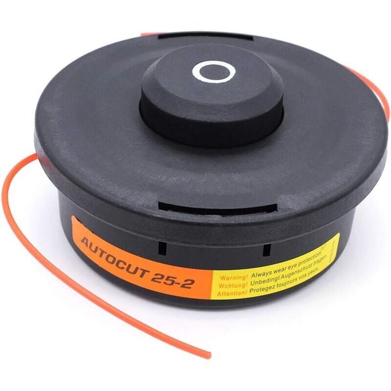 Universeller Freischneiderkopf, Rasentrimmer-Kopffaden für Stihl AutoCut 25-2, M10 x 1,25 lhf Mähkopf 2,4 mm rund für stihl FS80 FS81 FS85 FS86 FS87