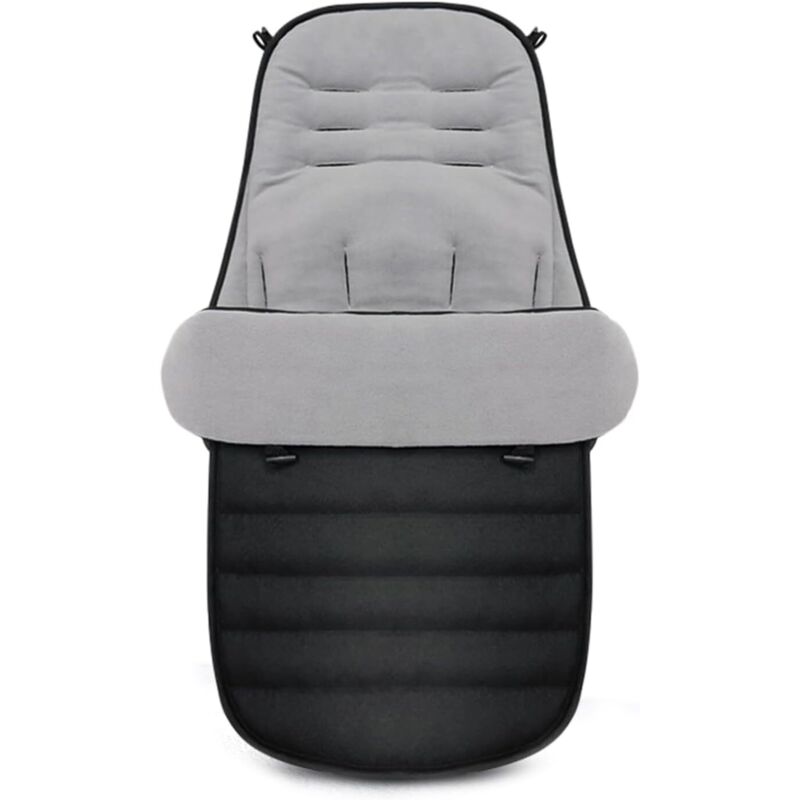 Universeller Kinderwagen-Fußsack, Baby-Kinderwagen-Fußsack von Bebe Confort, Kinderwagen-Fußsack mit Reißverschlüssen, fleecegefütterter Fußsack für