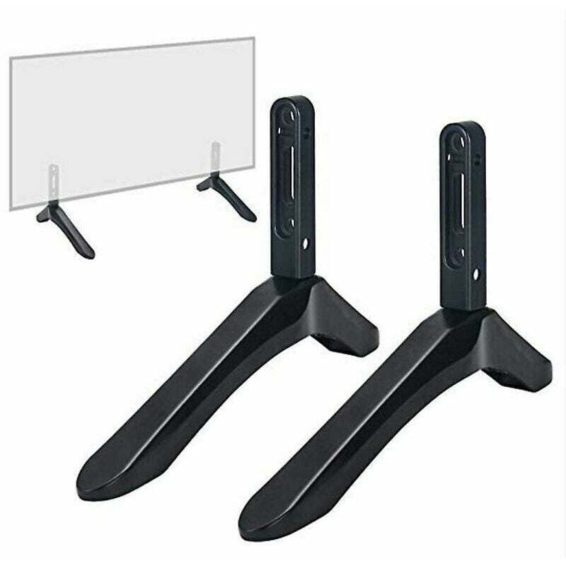 Qiyao - Universeller TV-Standfuß, konzipiert für 32-65 Zoll große LCD-Fernseher von Marken wie Samsung, Vizio und Sony (nicht kompatibel mit