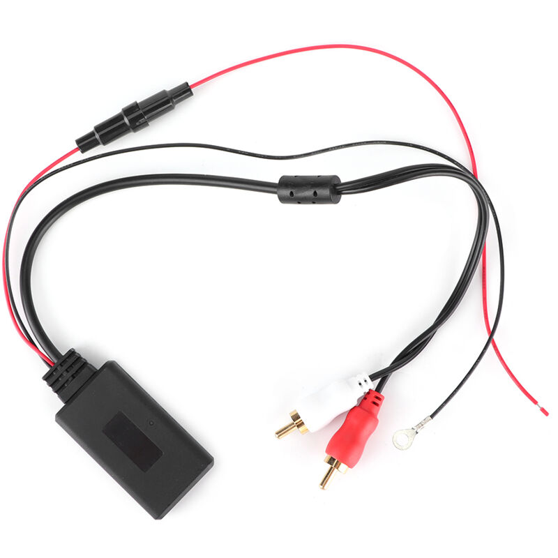 ZY - Eosnow Universelles Bluetooth-AUX-Empfängermodul, 2 RCA-AUXIN-Adapter für Autoradio