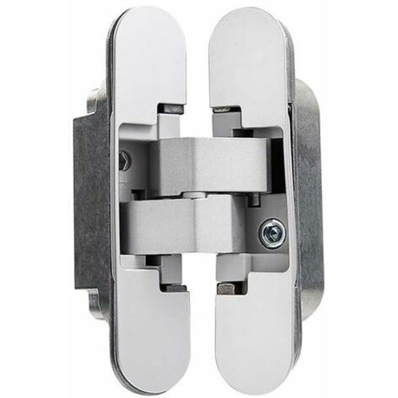 Tigrezy - Unsichtbares Scharnier für schwere Türen – 2er-Set (Last 40 kg, Öffnung 180°)