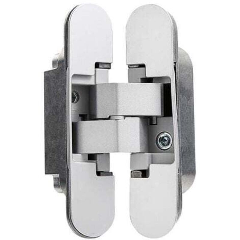 Unsichtbares Scharnier für schwere Türen – 2er-Set (Last 40 kg, Öffnung 180°)