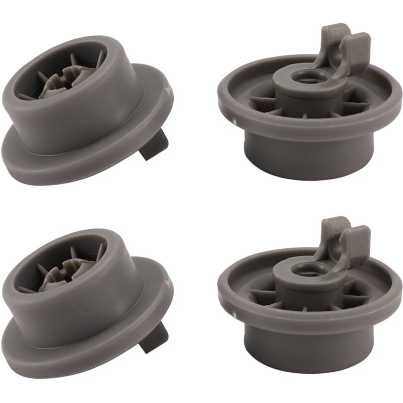 Tlily - Untere UnterkorbräDer für GeschirrspüLer, Kompatibel mit für & 165314 Teile für GeschirrspüLer, Untere Rollen