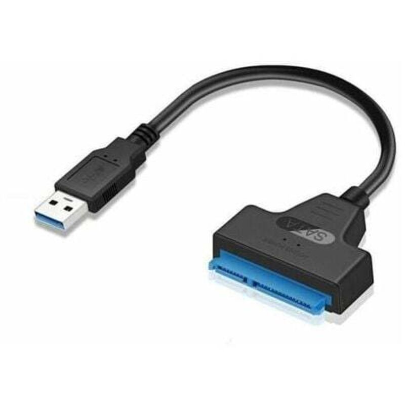 Aiperq - usb 3.0-auf-SATA-III-Festplattenadapterkabel, leicht und mit led ausgestattet, geeignet für 2,5-Zoll-SSDs und Festplatten.