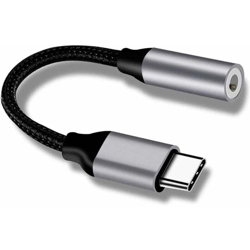 USB C auf 3,5 mm Buchse, USB C 3,5 mm Adapter, USB C Aux Adapter, USB C auf 3,5 mm AUX Buchse Audio Adapter, USB C Kopfhöreradapter für Mate 10 Pro,