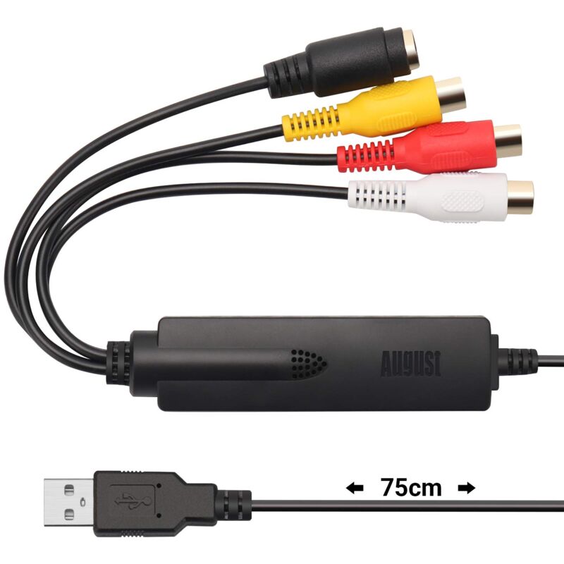 Memkey - USB-Digital-Analog-Video-Audio-Konverter – Software inklusive Konvertierung von Videorecorder und Camcorder