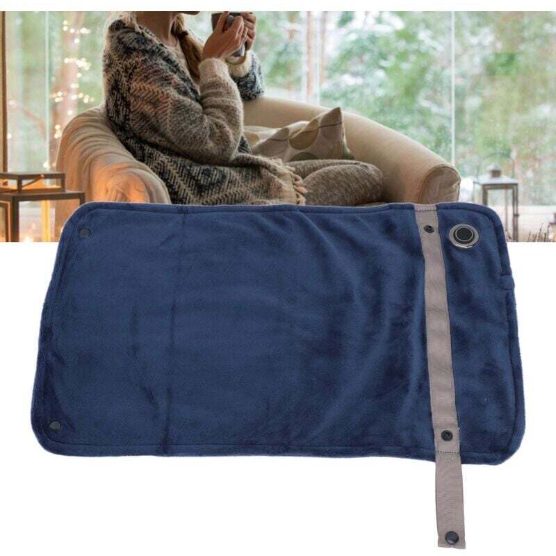 USB-Heizdecke mit Temperaturregelung, multifunktionale elektrische Heizdecke, warm und bequem, für Zuhause und Büro, Marineblau