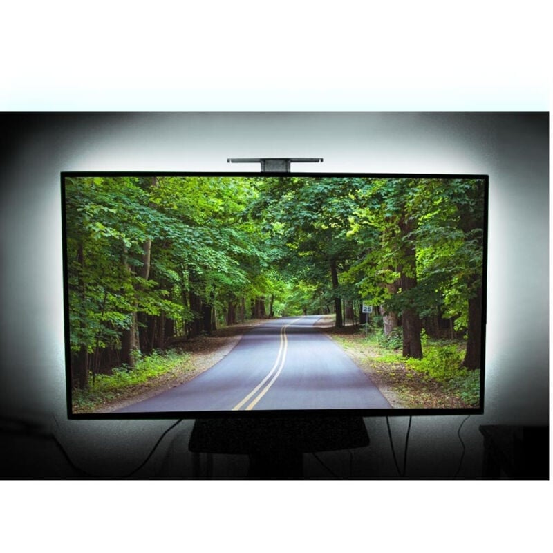 Trade Shop - usb-led-streifen 2X90CM streifen lichtstreifen für tv smart tv pc monitor 60 led 5V -